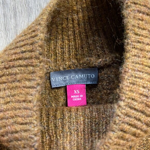 Vince Camuto Brown Cable Knit Sweater XS - Picture 2 of 6